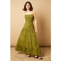 Oasis Olive Maxi Dress Womens Daywear Dresses