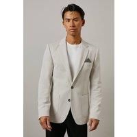 Neutral Slim Fit Patch Pocket Blazer