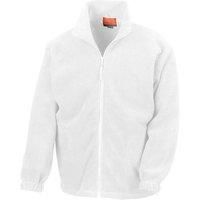 Result Mens Full Zip Active Fleece Anti Pilling Jacket / 2XL White FK581