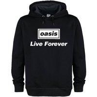 Amplified Unisex Adult Live Forever Title Oasis Hoodie / N/A N/A GD2184