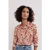 Phase Eight Women's Maddelena Ditsy Floral Print Shirt in Pink | Size: 10