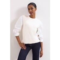 Phase Eight Women's Fleur Shirt Tank Top in White | Size: Medium