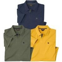 Cotton Polo Shirt (Pack Of 3)