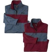 Mottled Fleece Sweatshirt Pack of 2