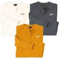 Henley Top (Pack of 3)