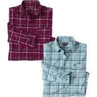 Checked Flannel Shirt Pack of 2