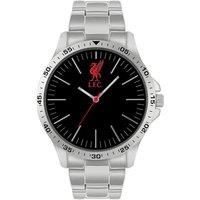 Liverpool FC Mens Bracelet Analogue Watch / One Size Silver/Black TA13284