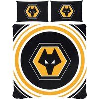 Wolverhampton Wanderers Fc  Single TA13346  's Duvet cover in Black