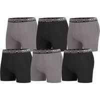 Plain Stretch Boxer Shorts (Pack of 6)