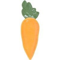 Something Different Carrot Patch Carrot Platter / One Size Orange/Green SD6954