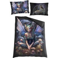 Spiral  Single HE3094  's Duvet cover in Black