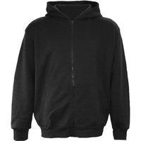 Spiral Direct Men's Full Zip Hoodie in Black | Size: XL