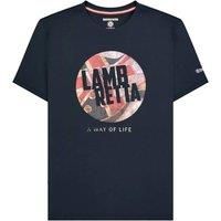 Lambretta  LB301  men's T shirt in Blue