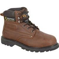 Crazy Horse Leather Safety Boots