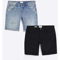 River Island Denim Shorts 2 Pack