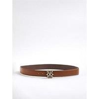 River Island Ri Swirl Buckle Belt - Brown