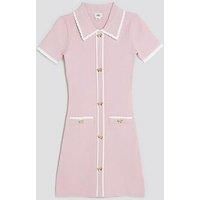 River Island Older Girls Polo Dress - Pink