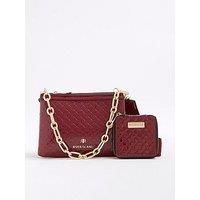 River Island Ri Monogram Chain Detail Cross Body Bag