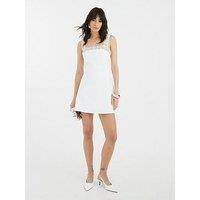 River Island Embellished Trim Shift Mini Dress