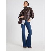 River Island Mid Rise Bootcut Jeans - Blue