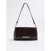 River Island Bar Front Clutch Bag - Red