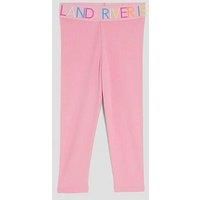 River Island Mini Mini Girls Waistband Leggings - Pink