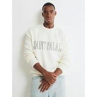 River Island Regular Fit Saint Palais Sweatshirt