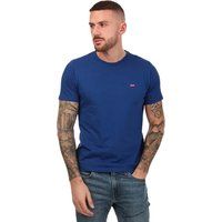 Levis  Classic Housemark  men's T shirt in Blue