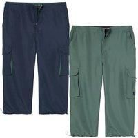Cropped Cargo Trousers Pack of 2