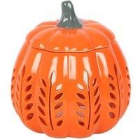 Something Different Leaf Cut Out Pumpkin Oil Burner / One Size Orange SD10161