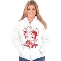 Betty Boop Unisex Adult Cowgirl Hoodie / N/A N/A PN1270