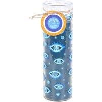 Something Different White Rose All Seeing Eye Tube Candle / One Size Blue SD1045