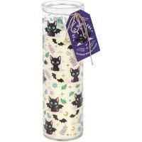 Something Different Lavender Cat Print Tube Candle / One Size White SD10476