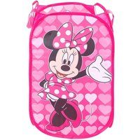 Disney Hearts Minnie Mouse 80L Laundry Bin / One Size Pink TC433