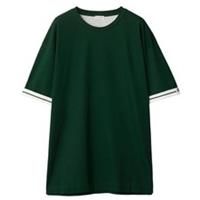 Burberry Unisex Adult Stripe T-Shirt / XL Dark Green SY3129