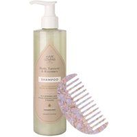 Hair Loving Silk Renewal Shampoo & Comb with 300ml Shampoo in Bottle Green