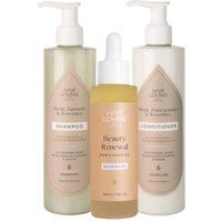 Hair Loving Ultimate Trio 300ml Shampoo & Co 50ml Hair Oil in Bottle Green