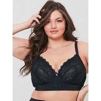 Oola Lace & Logo Longline Bra