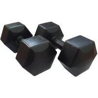 HXGN Hex Dumbbells Home Weight Lifting Gym Hexagon Exercise 4kg 6kg 8kg 10kg