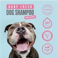 Baby Powder Dog Shampoo PRITTY PETS Baby Fresh Dog Shampoo for Smelly Dogs - Professional PH Balanced, Cruelty Free, Vegan & Puppy Friendly Dog Grooming Shampoo - Made in the UK (500ml with Pump)