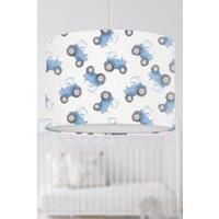Blue Tractor Lampshade