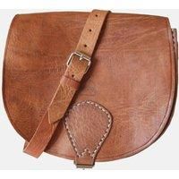 'The Temara' Large Leather Saddle Bag
