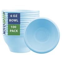 Mini Bagasse Bowls - Biodegradable, Eco-Friendly NOVOGREEN 6oz 100