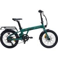 Hygge Virum 2025 Electric Bike for Adults, Lightweight Folding Bike with 36V/10Ah Battery, 250W Hub Motor Electric Bicycle with 8-Speed Gears - British Racing Green