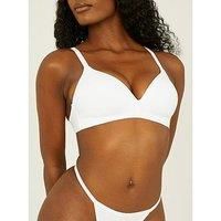 Boux Avenue Non Wired Plunge Bra - 01 Light - White