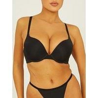Boux Avenue Ultra Push Up T-Shirt Bra - 00 Dark - Black