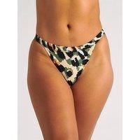 Boux Avenue Sicily Tanga Brazilian Briefs - Black Mix