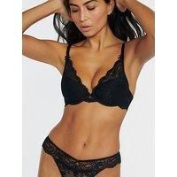 Boux Avenue Amber Plunge Bra - Black