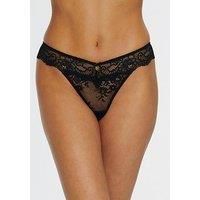 Boux Avenue Heidi Thong - Black