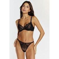 Boux Avenue Jada Plunge Bra - Black